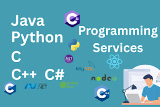 script python,  java c cpp sql database project developer