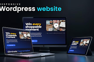 build wordpress website and design custom wordpress website