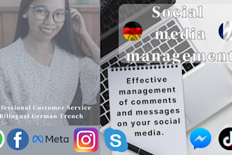 manage the comments and messages on your social media sites