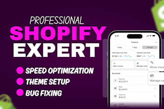 be your shopify developer and coder for custom coding bug and speed optimization