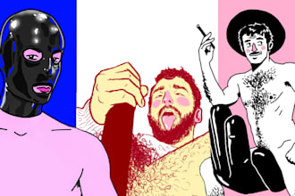 draw erotic, male fanart and gay nsfw digital art