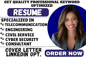telecommunication consultant civil service cyber security or engineering resume