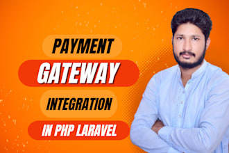 integrate a payment gateway into the PHP laravel website