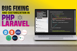 build your custom website as full stack, php laravel developer