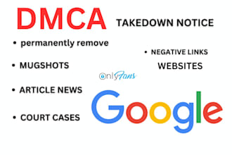permanently remove mugshots articles bad news cases delete negative link frogoog