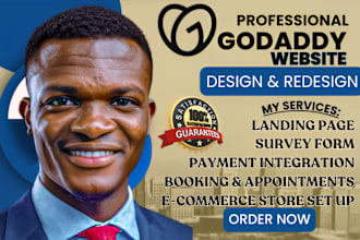 godaddy website redesign, redesign godaddy website, godaddy website design