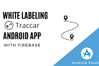 create traccar app, integrating firebase with your branding