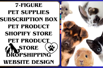 design pet supplies pet product shopify store pet product store pet website