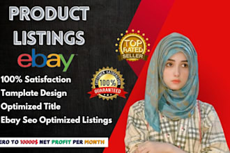 do ebay listing, ebay product listing, ebay SEO listing, ebay lister