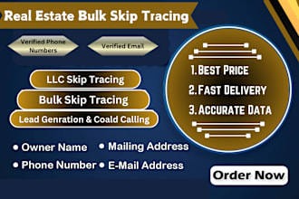 do bulk skip tracing llc skip tracing for real estate leads