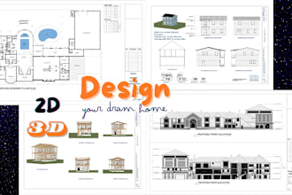 convert architectural PDF plan to autocad, chief architect or revit drawings