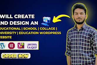 create an educational, school, college, university education wordpress website