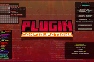 configure and customize your minecraft plugins