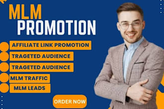 do MLM promotion, lead generation to boost your affiliate referrals and links