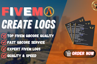 create custom fivem logs script development