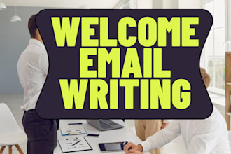 create welcome email, email campaign automation, newsletter, sales email