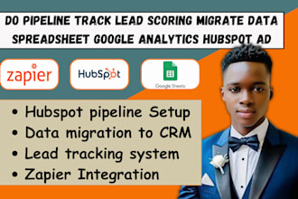 pipeline track lead scoring migrate data spreadsheet google analytics hubspot ad