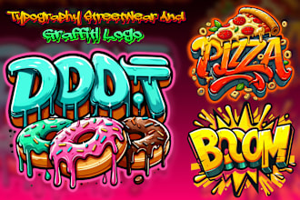 create graffiti text, tags, t shirts, and logo design