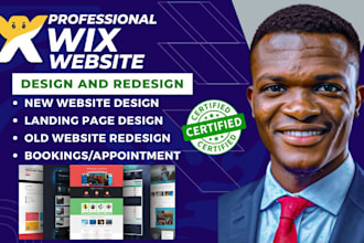 redesign wix website, wix website design, wix studio, website redesign