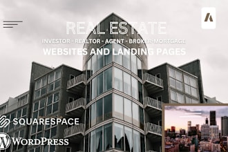 build real estate website  wordpress squarespace idx mls