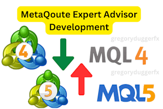 create custom metatrader 4 ,5 expert advisor development  automated trading ea