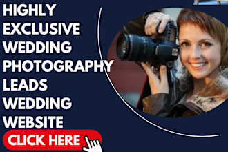 generate photography leads wedding website photography leads event planning