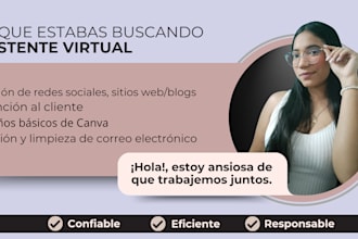 te ayudare como asistente virtual personal