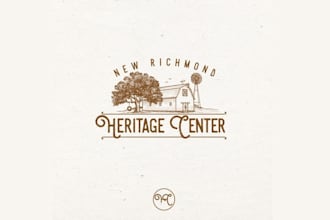 create local heritage center affiliated historical logo