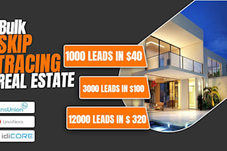 do bulk skip tracing wholesale motivated seller active cash buyer