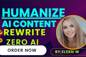 manually rewrite, humanize ai content, edit books, and proofread any document