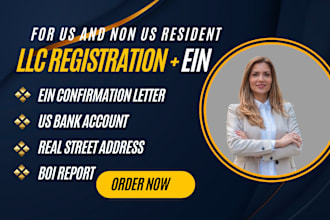 do llc registration, company registration in USA with ein number