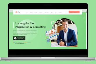 build accounting website income tax website finance website bookkeeping website