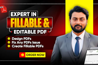 create fillable pdf, editable pdf, interactive planner