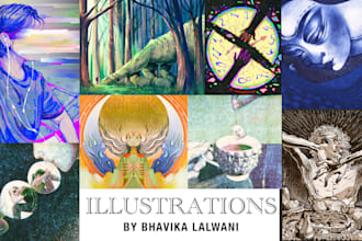 create a magnificent illustration for any project