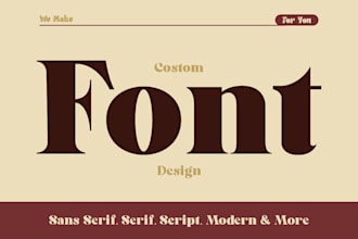 create your own font