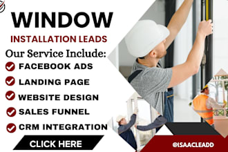 generate window installation leads tinting, window film, door installation leads