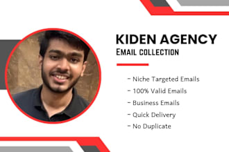 scrape verify niche based email addresses database