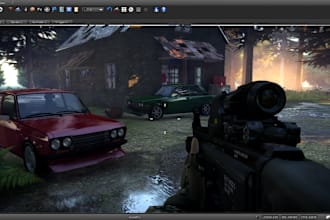develop 3d unity battle royal game, rpg, mmorpg, multiplayer game, level design