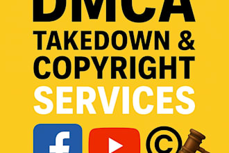takedown remove copyright defamatory content facebook and youtube via dmca