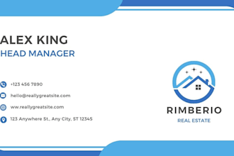 design unique and modern business card design for business