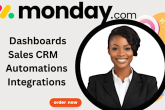 setup custom monday CRM project management integration