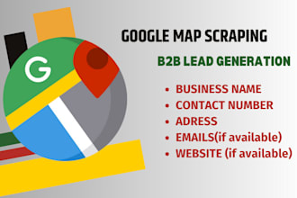 do data scraper, google map scraping with email, b2b lead generation
