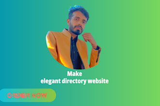 make any type of elegant directory website for you