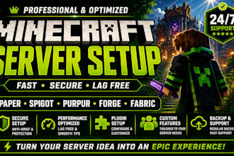 setup and optimize your minecraft server