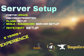setup and configure professional minecraft server