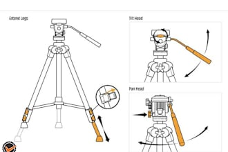 do line art, instruction manual illustration for product