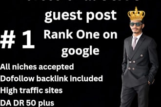 create premium google indexed guest post and backlinks