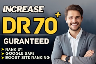 increase domain authority ahrefs by seo backlinks building for google ranking