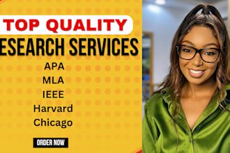 create research projects, reports, and summaries in apa, mla