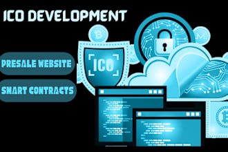 develop your ico, smart contracts, presale website and token